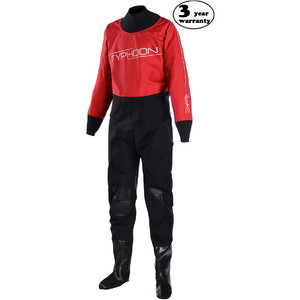 Typhoon JUNIOR Rookie B/Z Drysuit Neoprene Seals Black / Red 100145